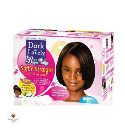 Dark And Lovely Beautiful Beginnings Soft N Straight No Lye Relaxer