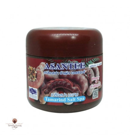 Asantee Tamarind Skin Brightening Salt Spa Honey+Collagen