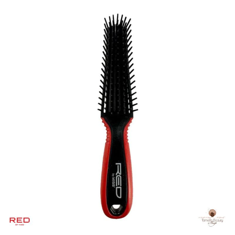 Brosse Antidérapante à 7 rangs pour démêler et définir Red by Kiss