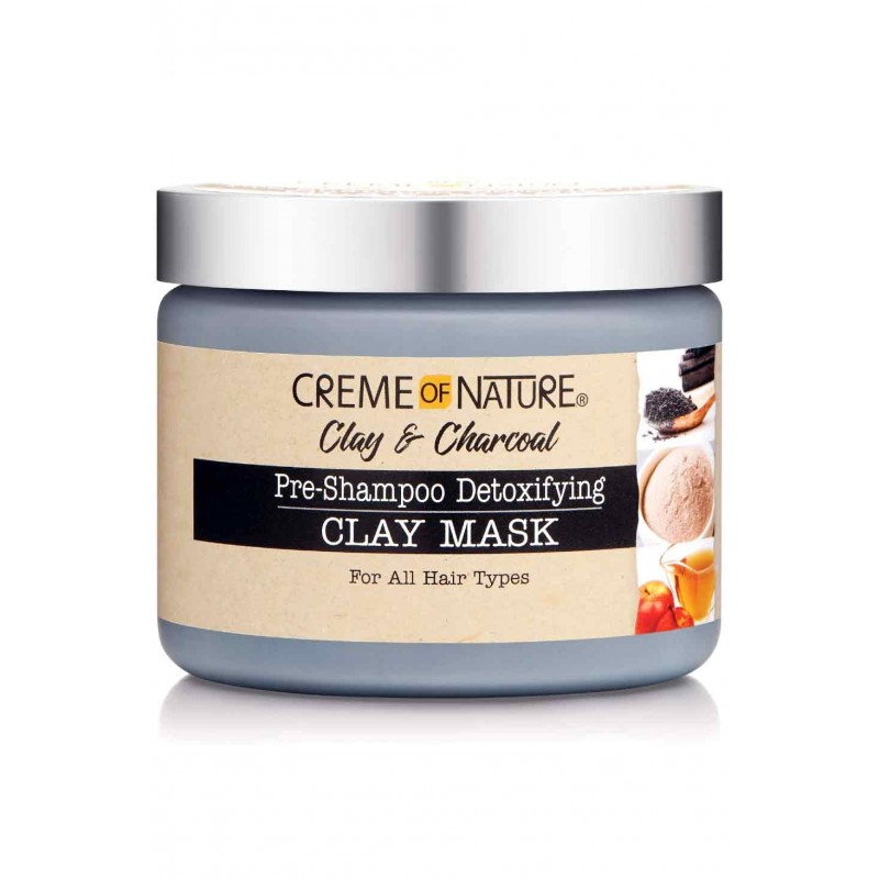 Clay and Charcoal Pre-Shampoo Detoxifying Clay Mask