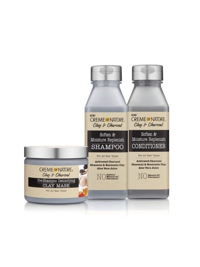 Pack Clay and Charcoal de Creme of Nature