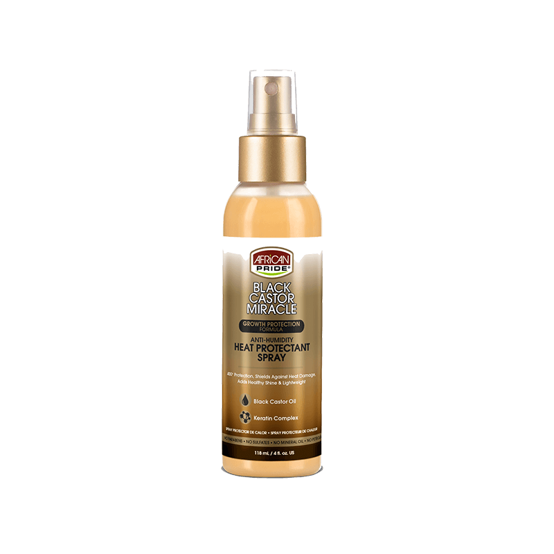 Black Castor Miracle Spray protecteur contre la chaleur et l'humidité African Pride