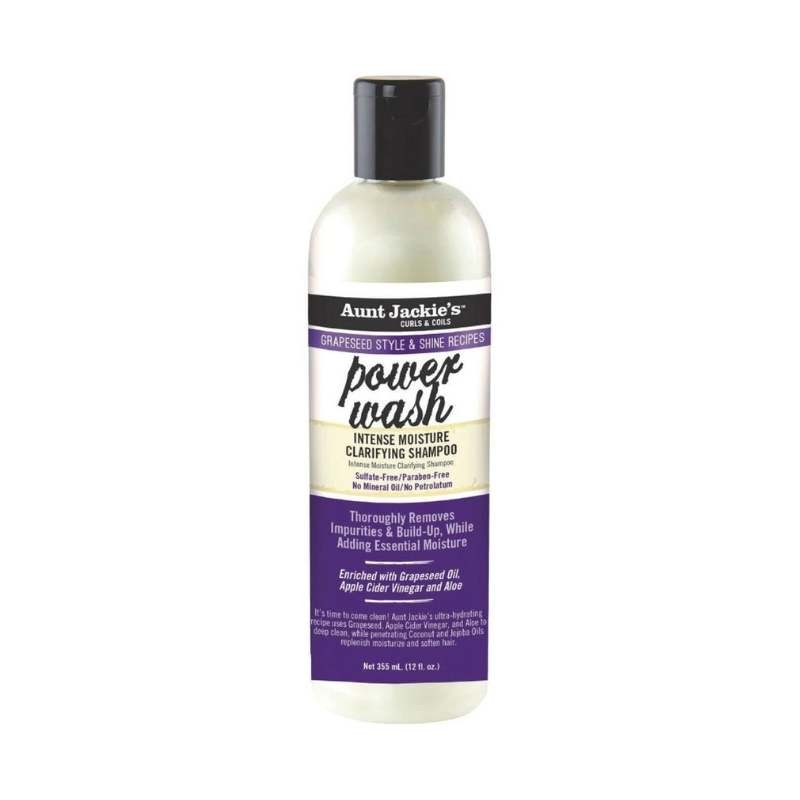 Grapseed Power Wash Intense Moisture Clarifying Shampoo de Aunt Jackie's