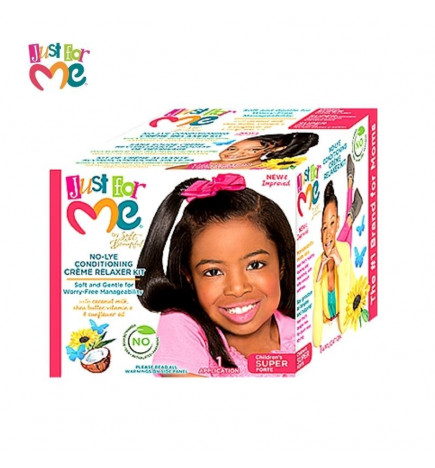 Just For Me No Lye Conditioning Crème Relaxer Kit children's super