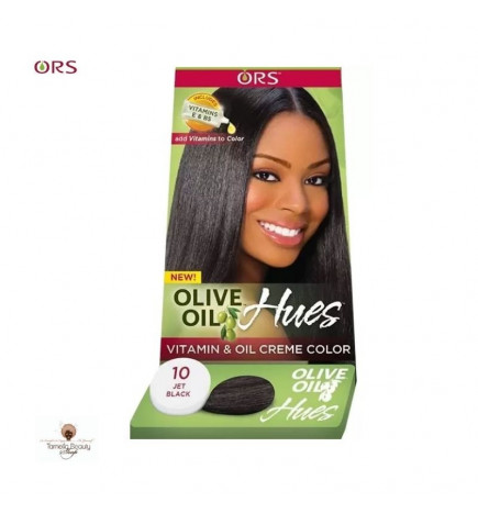 ORS Olive Oil Hues Vitamines and Oil Creme Color 10 jet black