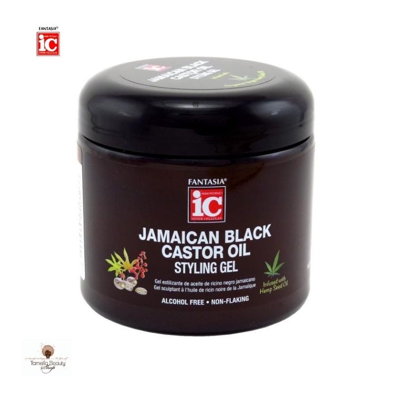 Gel Sculptant à l'huile de ricin Noir de la Jamaïque Fantasia IC