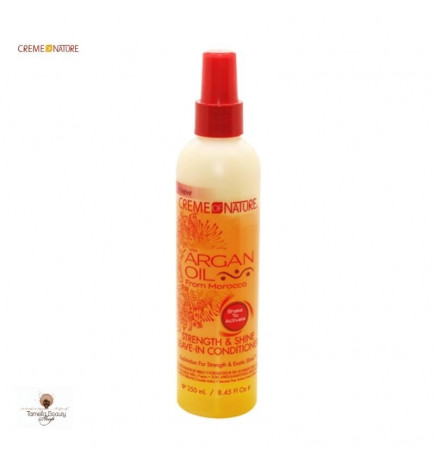 Strength & Shine Leave-In Conditioner with Argan Oil Creme of Nature - Tamelia Beauty Shop