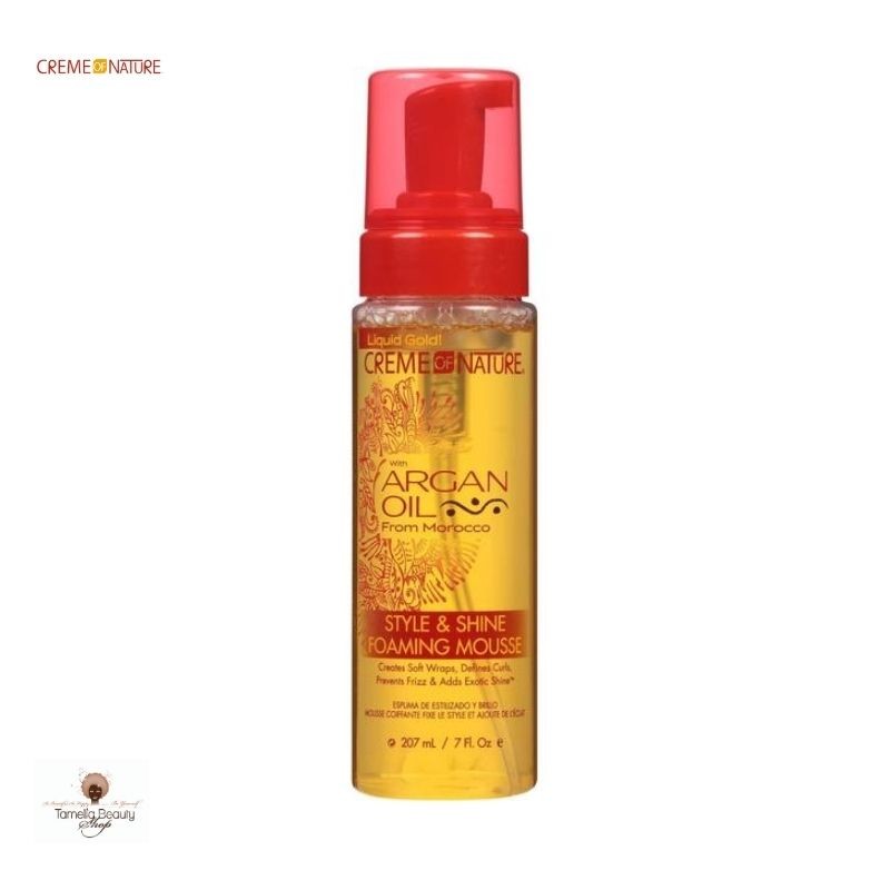 Creme Of Nature Argan Style And Shine Foaming Mousse